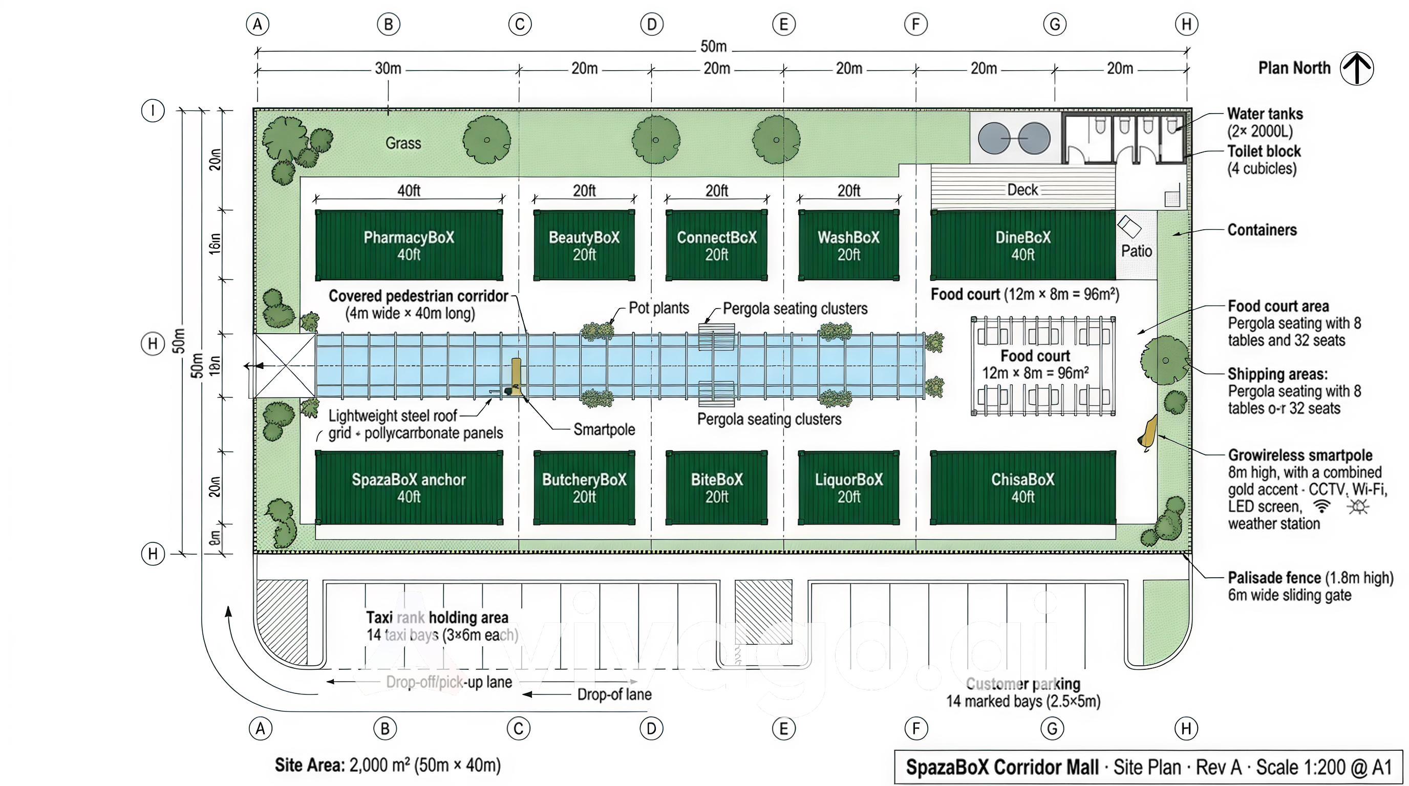 Corridor Mall site plan sheet 2
