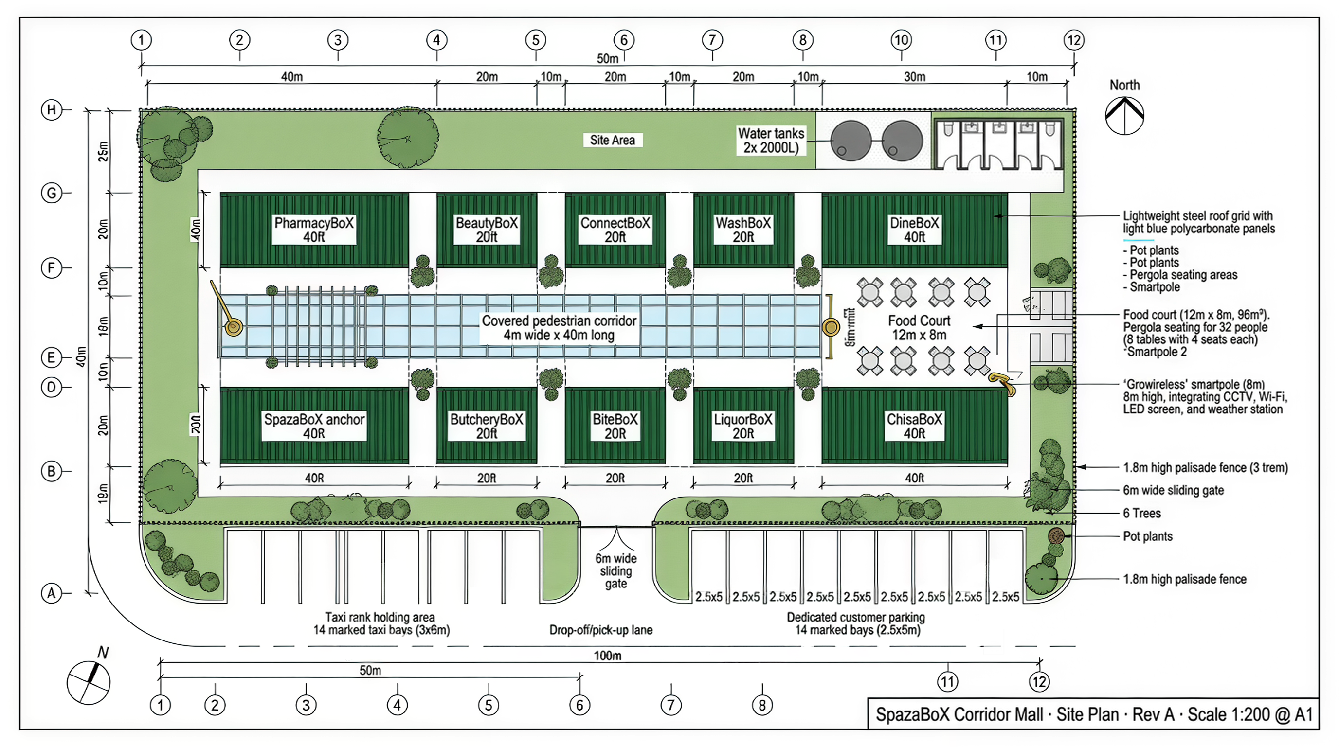 Corridor Mall site plan sheet 4